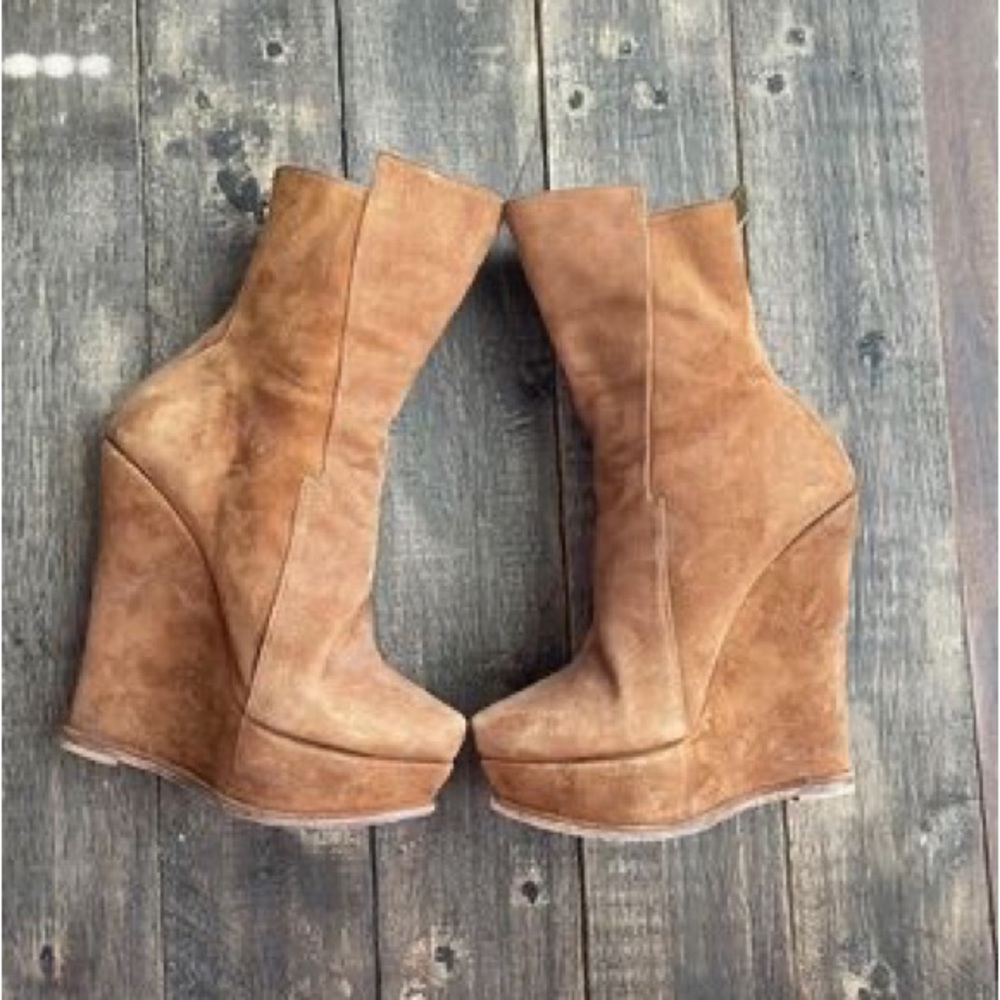 Atalanta weller wedge booties